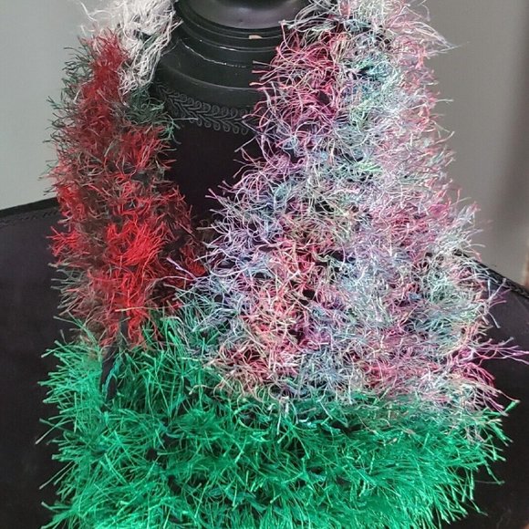 Scarf Neck Muff Multicolored Stretch Warm - Picture 5 of 5